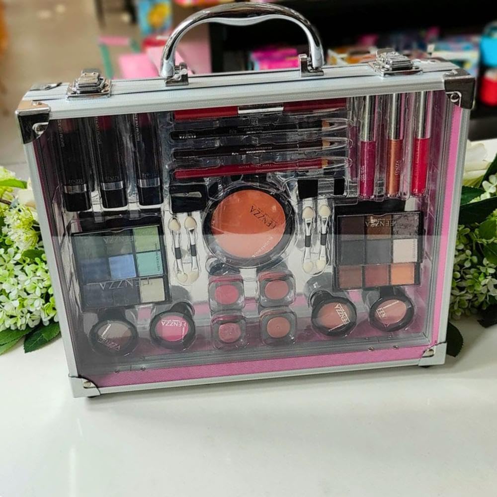 Maleta de Maquiagem Fenzza Muse PP 29 Itens - Kit Completo para